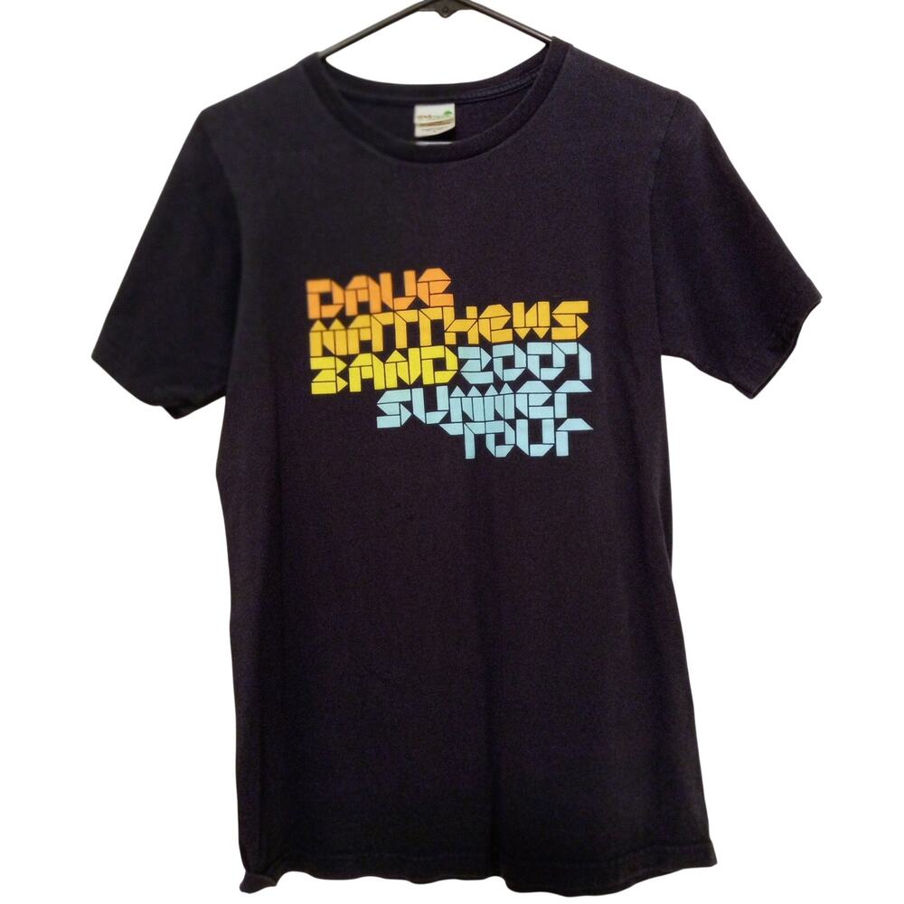 Vintage Dave Matthews Band Summer 2007 Concert Tour T-Shirt Organic Cotton SZ S
